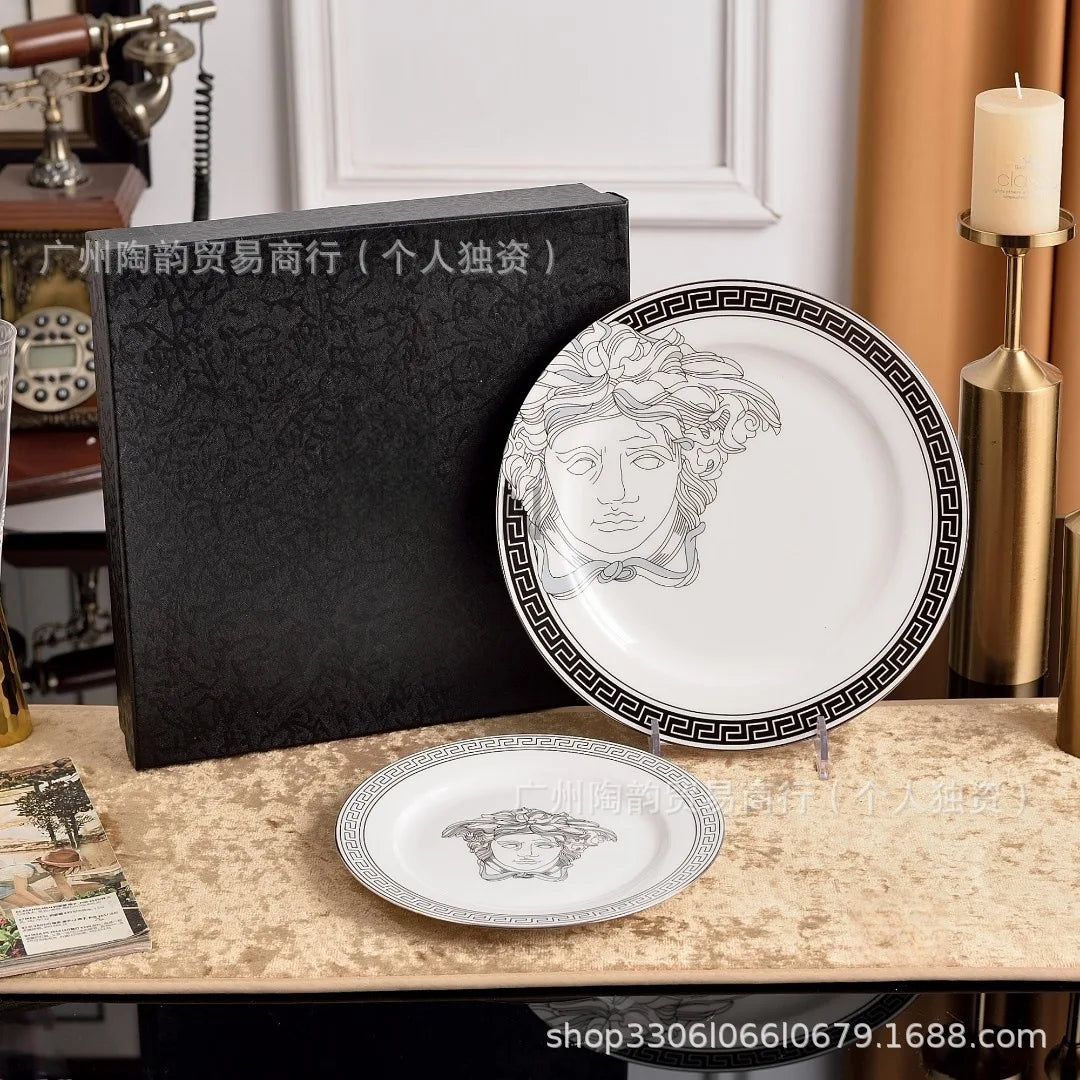 European Luxury Western Dinner Plate Set