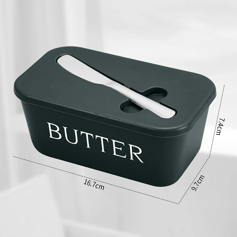 Butter Container With Knife