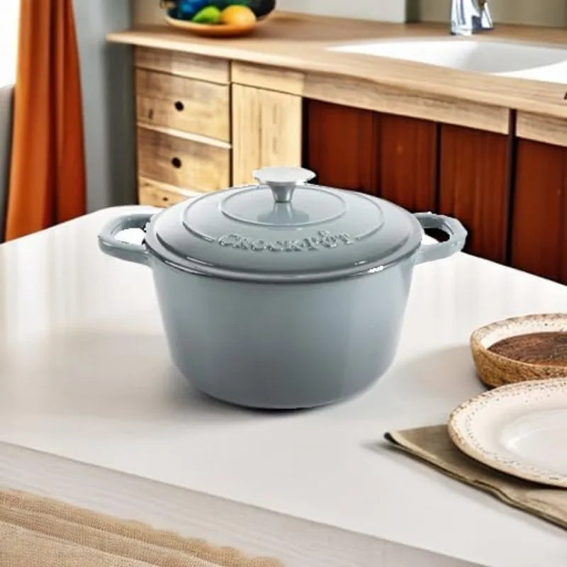 Crock Pot Artisan 5 Quart Enameled Cast Iron