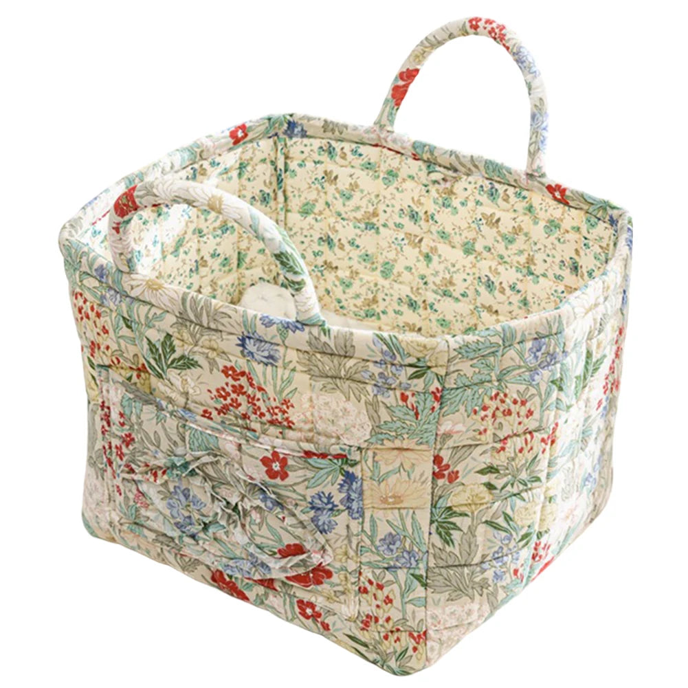 Boho Fabric Storage Basket
