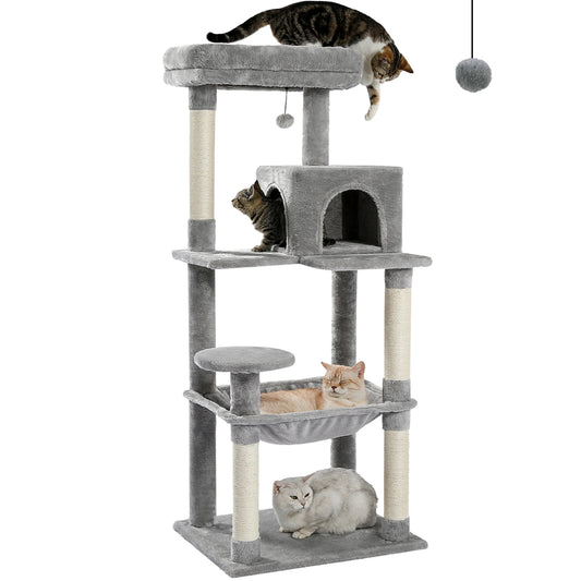 Cat Tree For Indoor Cats 5-Level Cat Tower