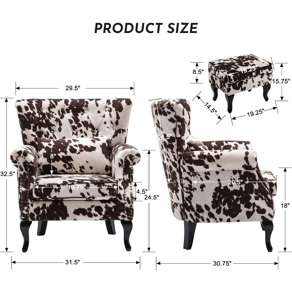 Reading Arm Chairs With Ottoman