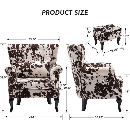 Reading Arm Chairs With Ottoman