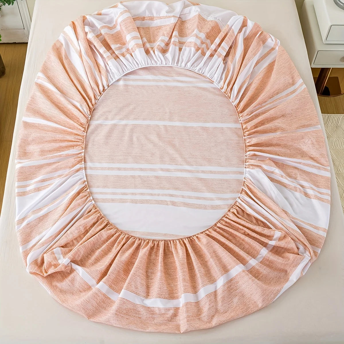 3-Piece Striped Fitted Sheet Set