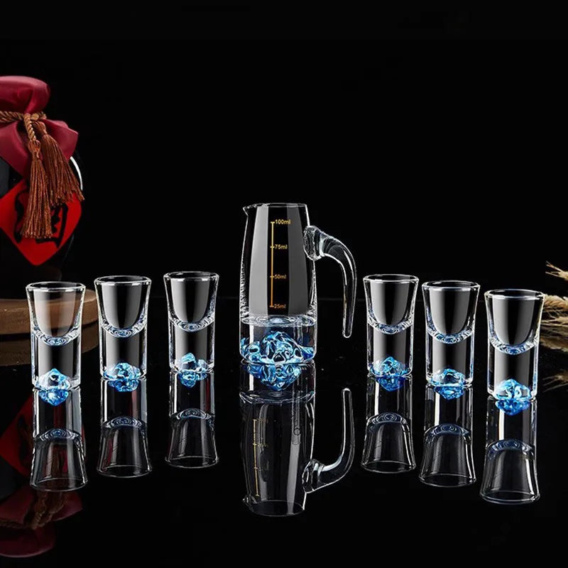 7pcs Crystal Glass Set