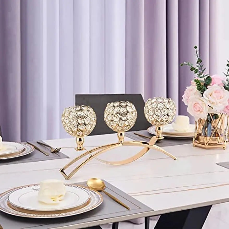 Gold Candle Holders Tealight
